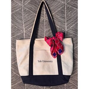 Yale‎ University Canvas Tote Sz 15"x 19" x 7"